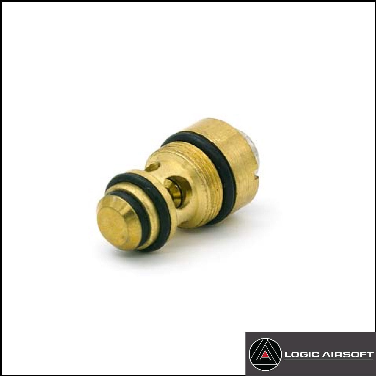 Output valve for Hi-capa/1911/MEU magazine, brass cylinder with dual O-rings