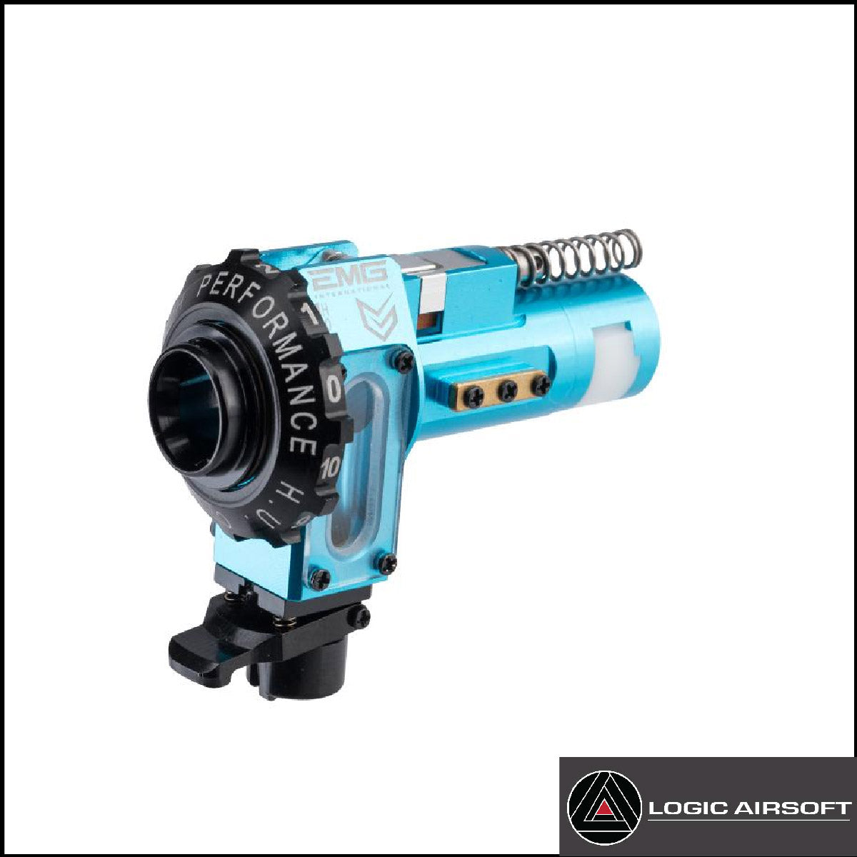 EMG x Maxx M4E Hopup Chamber mit Performance-Dial und schwarzer Mündungskappe