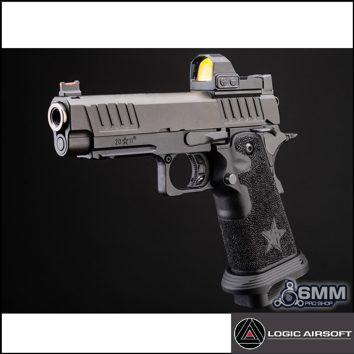 6mmProShop x Staccato C2 Compact 2011 Green Gas Blowback T8 Airsoft Pistol
