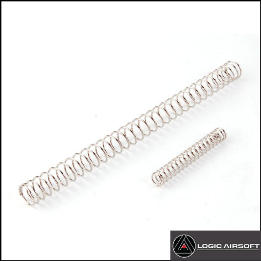 Metal recoil/hammer spring with tightly coiled wire for Hi-capa/1911/MEU pistols