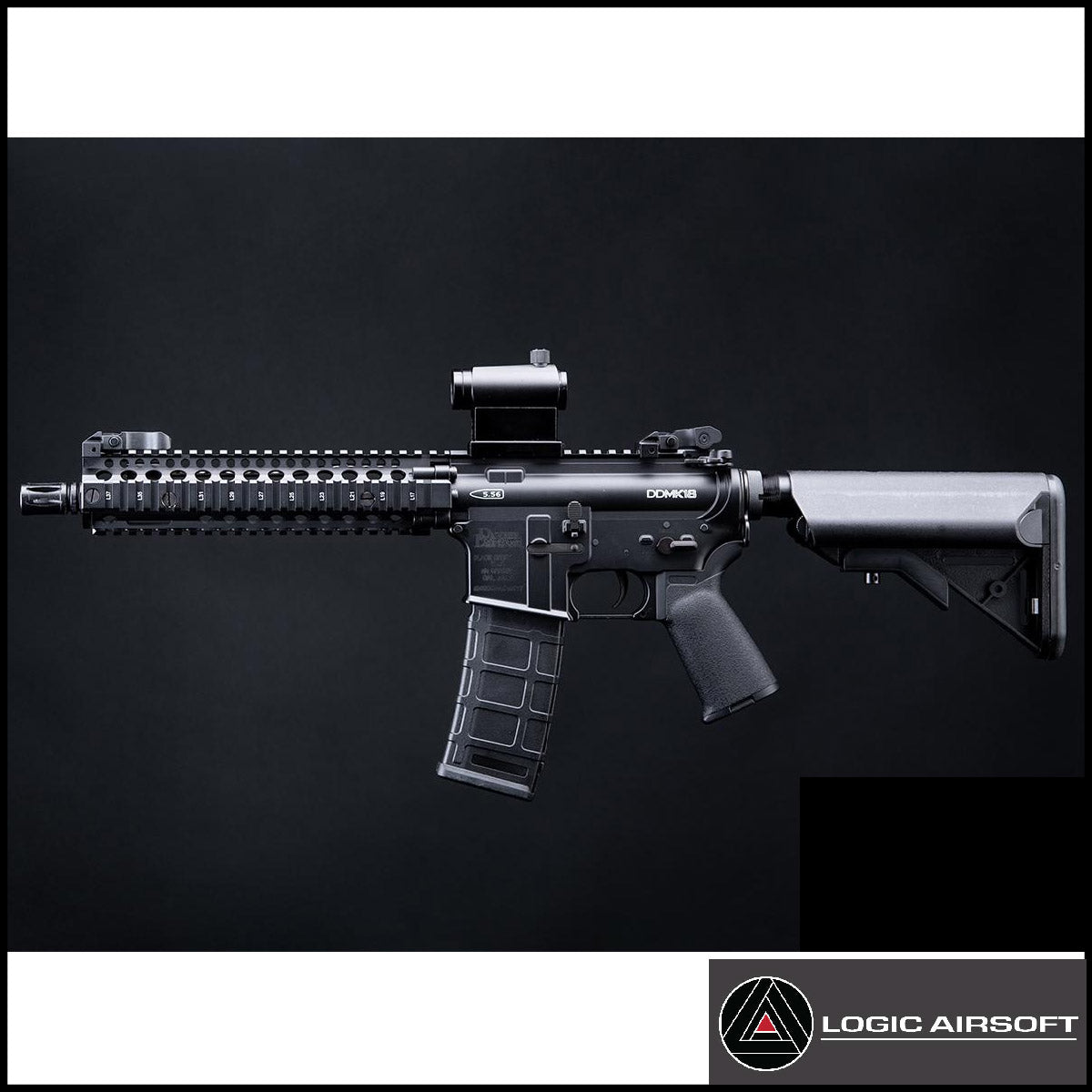 Daniel Defense DDMK18 Airsoft AEG Rifle - CYMA w/ Platinum QBS Gearbox Black