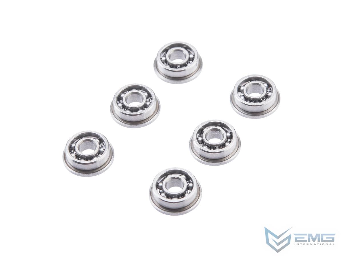 EMG x Umbrella Armory Multi-Fit 8mm J-Cage Bearing Set for Airsoft AEG Gearboxes (Model: 6 Count)