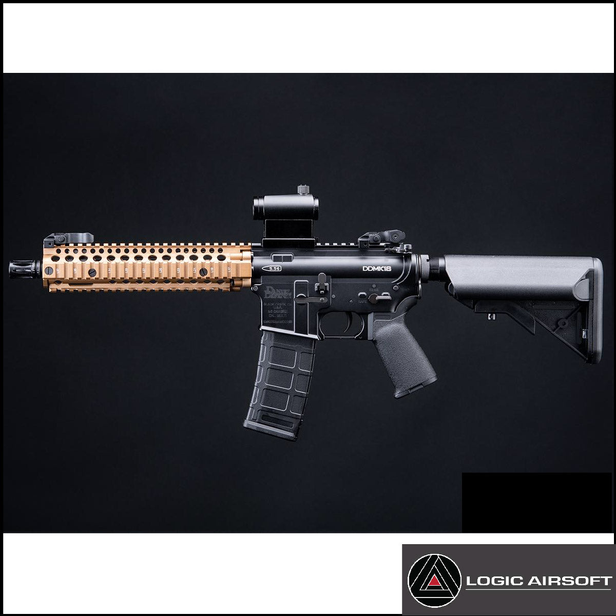Daniel Defense DDMK18 Airsoft AEG Rifle - CYMA w/ Platinum QBS Gearbox Two-Tone